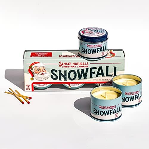 Naturals Snow Snow Fall Fall Pardle Trio Pario Pack | ניחוח מתוק, בהיר | מיוצר עם שמנים אתרים ותערובת שעוות סויה/דבורים |